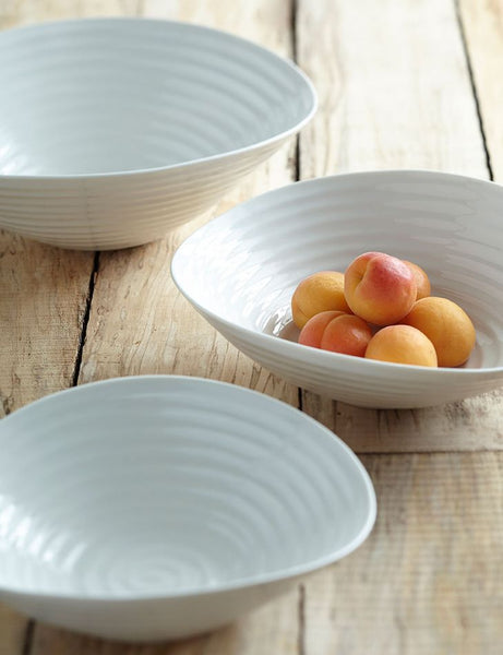 Large White Salad Bowl By Sophie Conran