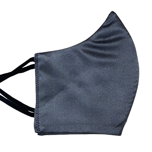 Men's Grey Silk Face Mask