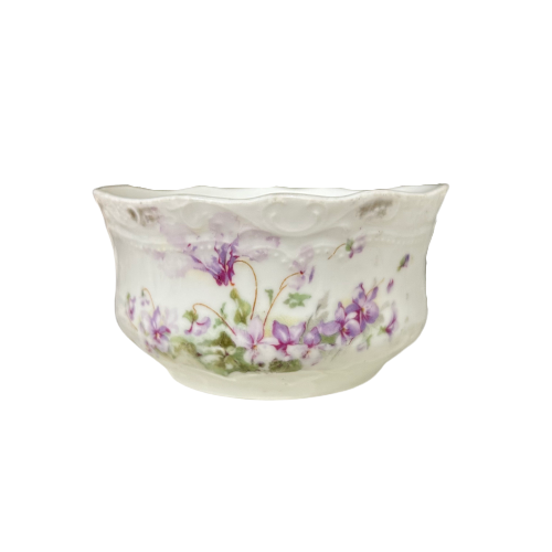 Vintage Lilac Floral Bowl
