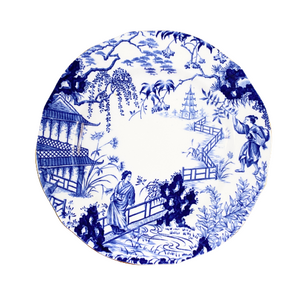 Vintage Blue Mikado Royal Crown Derby Dessert Plate