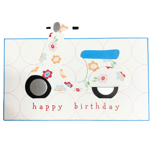 Happy Birthday Vespa Card