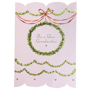For A Dear Grandmother Christmas Card