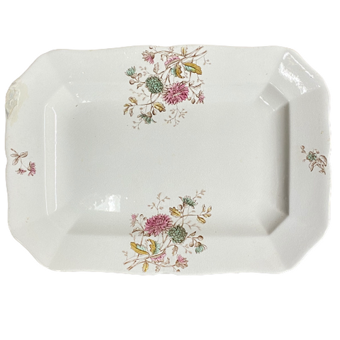 Vintage Floral English Platter