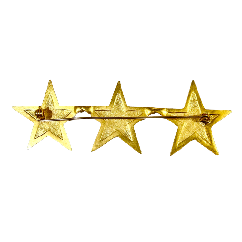 Vintage Gold Star Brooch