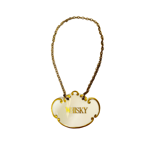 Vintage Hammersley Whiskey Tag