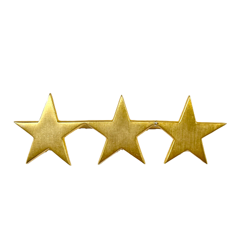 Vintage Gold Star Brooch