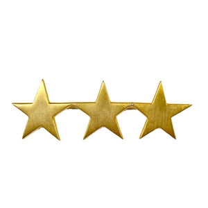 Vintage Gold Star Brooch
