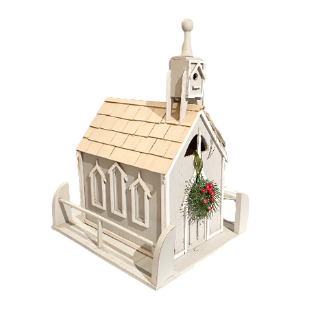 Vintage Painted Wooden Church