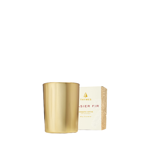 Frasier Fir Gold Votive Candle