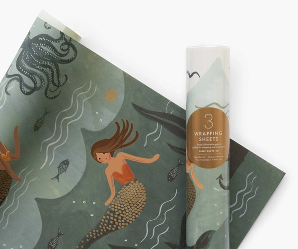 Mermaid Wrapping Sheets By Rifle